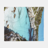 Cool Seascape Fleece Deken (Voorkant (Horizontaal))