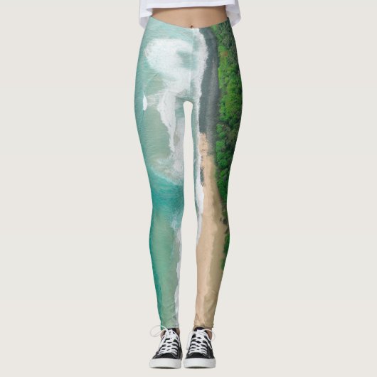 Cool Seascape Leggings (Voorkant)