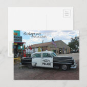 Cool Seligman Route 66 Briefkaart! Briefkaart (Voorkant / Achterkant)