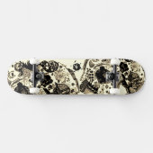 Cool Sepia Black Persoonlijk Skateboard (Horizontaal)