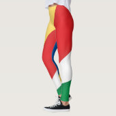 Cool Seychellen Flag Mode Leggings (Links)
