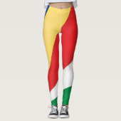 Cool Seychellen Flag Mode Leggings (Voorkant)