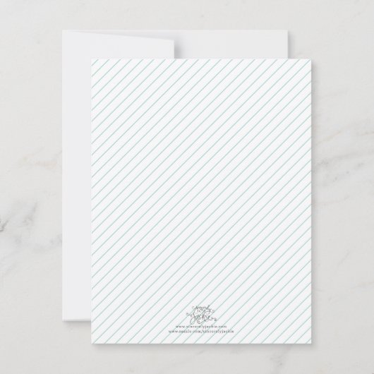 Cool Shades Aqua Blue Aviator Zonnebril Kaart (Achterkant)