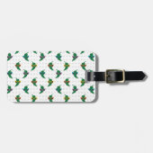 Cool Shades Green Chili Pattern Bagagelabel (Voorkant horizontaal)