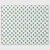 Cool Shades Green Chili Pattern Cadeaupapier (Vlak)