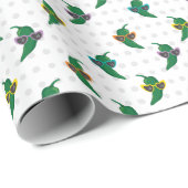 Cool Shades Green Chili Pattern Cadeaupapier (Rol Hoek)