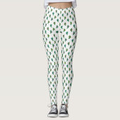 Cool Shades Green Chili Pattern Leggings (Voorkant)