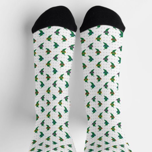 Cool Shades Green Chili Pattern Socks Sokken (Top)