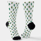 Cool Shades Green Chili Pattern Socks Sokken (Gebogen)