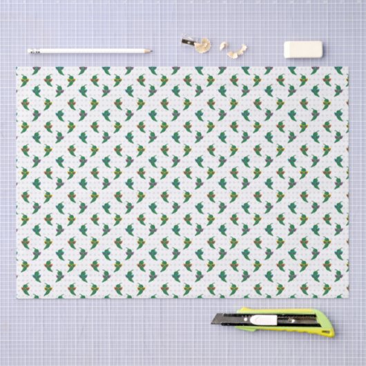 Cool Shades Green Chili Pattern Tissuepapier (Craft)