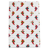 Cool Shades Red Chili Pattern Medium Cadeauzakje (Voorkant)