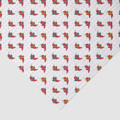 Cool Shades Red Chili Pattern Tissuepapier (Detail)