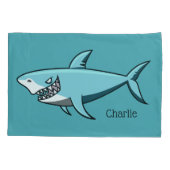 Cool Shark aangepaste naam kussenslopen (Achterkant)