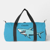 Cool Shark aangepaste naam Plunjezak (Voorkant)