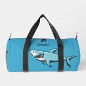 Cool Shark aangepaste naam Plunjezak (Achterkant)