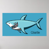 Cool Shark, aangepaste naam poster (Voorkant)