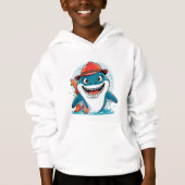 Cool Shark Adventure – Kids’ Hoodie (Voorkant)