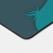 Cool Shark and Turtle Abstract Art Blue Bureaumat (Hoek)