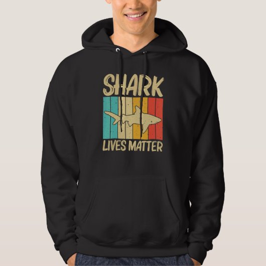 Cool Shark For Men Women Shark Ocean Animal Hoodie (Voorkant)