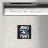 Cool Shark Novelty For Men Women Kids Shark Fan Sh Magneet (Insitu (Vaatwasser))