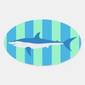 Cool SHARK Party Sticker (Voorkant)