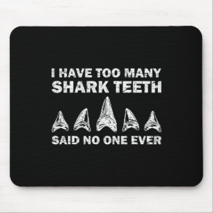 Cool Shark Teeth Collector Gift Funny Shark Teeth Muismat