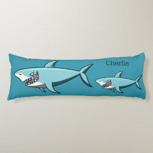 Cool Sharks custom name body pillow Lichaamskussen