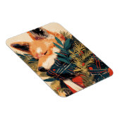 Cool Shiba Inu in Christmas Winter Magneet (Rechterzijde)