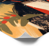 Cool Shiba Inu in Christmas Winter Poster (Hoek)