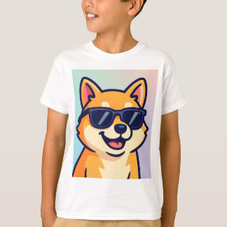 Cool Shiba Meme Kinderen T-shirt