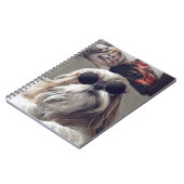 Cool Shih Tzu lange haar zonnebril Foto Notitieboek (Linkerzijde)