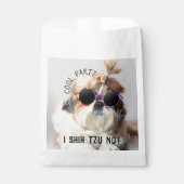 Cool Shih Tzu Niet leuk om een leuke zonnebril te Bedankzakje (Voorkant)