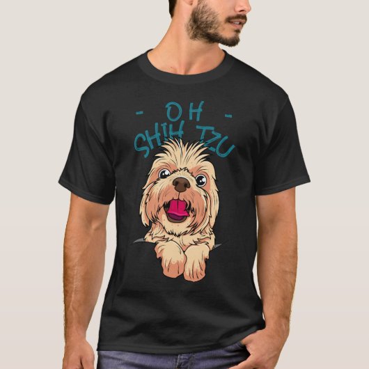 Cool Shih Tzu T-shirt (Voorkant)