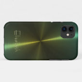 Cool Shiny Radial Metal 29 Case-Mate iPhone Case (Achterkant (horizontaal))