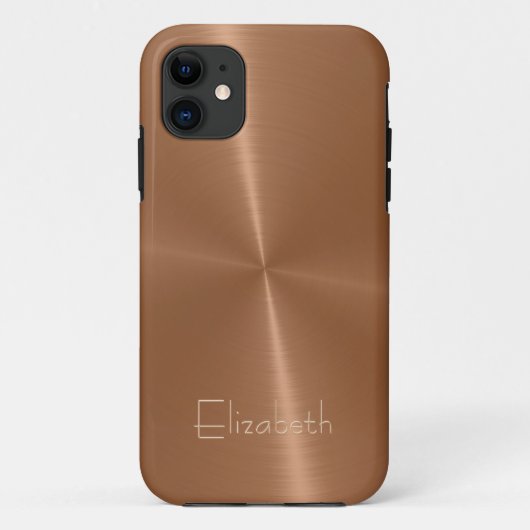 Cool Shiny Radial Metal 2 Case-Mate iPhone Case (Achterkant)