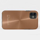 Cool Shiny Radial Metal 2 Case-Mate iPhone Case (Achterkant (horizontaal))