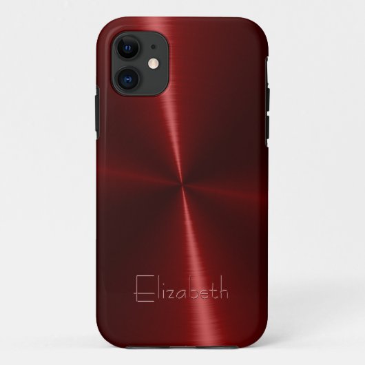 Cool Shiny Radial Metal Case-Mate iPhone Case (Achterkant)