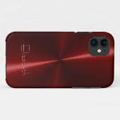 Cool Shiny Radial Metal Case-Mate iPhone Case (Achterkant (horizontaal))