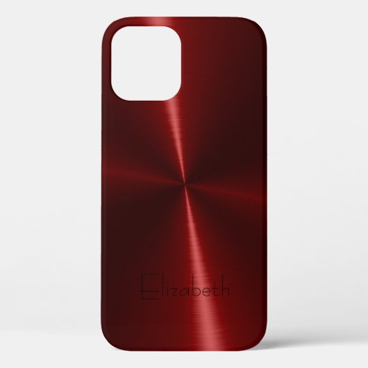 Cool Shiny Radial Metal Case-Mate iPhone Case (Achterkant)