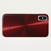 Cool Shiny Radial Metal Case-Mate iPhone Case (Achterkant (horizontaal))