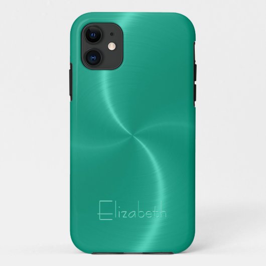 Cool Shiny Radial Metal Case-Mate iPhone Case (Achterkant)