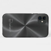 Cool Shiny Radial Metal Case-Mate iPhone Case (Achterkant (horizontaal))