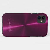 Cool Shiny Radial Metal Case-Mate iPhone Case (Achterkant (horizontaal))