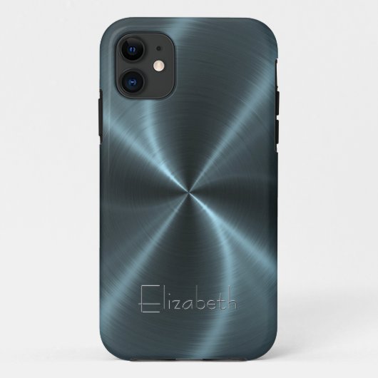 Cool Shiny Radial Metal Case-Mate iPhone Case (Achterkant)