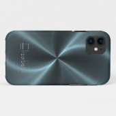 Cool Shiny Radial Metal Case-Mate iPhone Case (Achterkant (horizontaal))