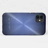 Cool Shiny Radial Metallic Case-Mate iPhone Case (Achterkant (horizontaal))
