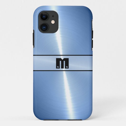 Cool Shiny Stainless Steel Metal 12 Case-Mate iPhone Case (Achterkant)