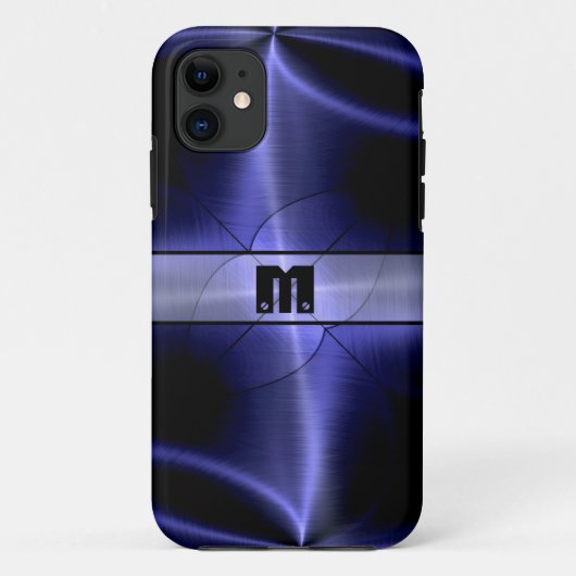 Cool Shiny Stainless Steel Metal 14 Case-Mate iPhone Case (Achterkant)