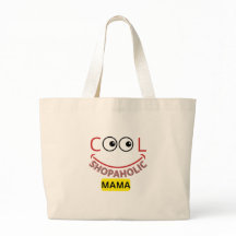 "Cool Shopaholic Mama" Canvas tas – Stijlvol & Fun