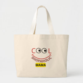 "Cool Shopaholic Mama" Canvas tas – Stijlvol & Fun